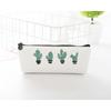 Fabric Canvas Cactus Pencil Case Cute School Pen Case Novelty Stationery Office Crayon Pencil Box Pen Bag Kawaii School Supplies