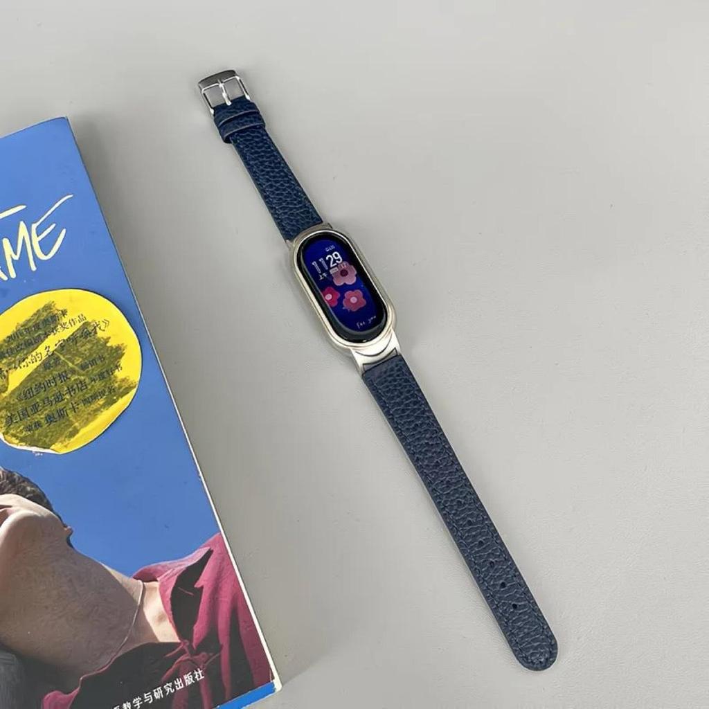 Genuine Leather Lychee Pattern Watch Strap - Soft, Stylish, and Smart