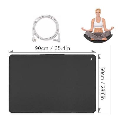 35,4 x 23,6 Zoll Erdungsmatte, Schlafmatte, Verbindung zur Erde herstellen, Erholung, Schmerzlinderung, Fußtherapie, Yogamatte zur Schlafunterstützung und Hilfe