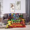 Metroids Helden Spiel Flanelldecke Super Weiche Kuscheldecke für Wohnzimmer Reise Büro Street Trend Tagesdecke Sofa Bettbezug