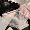Elegant Lace Women's Low-Waist Seamless Briefs: Breathable, Thin, and Stylish