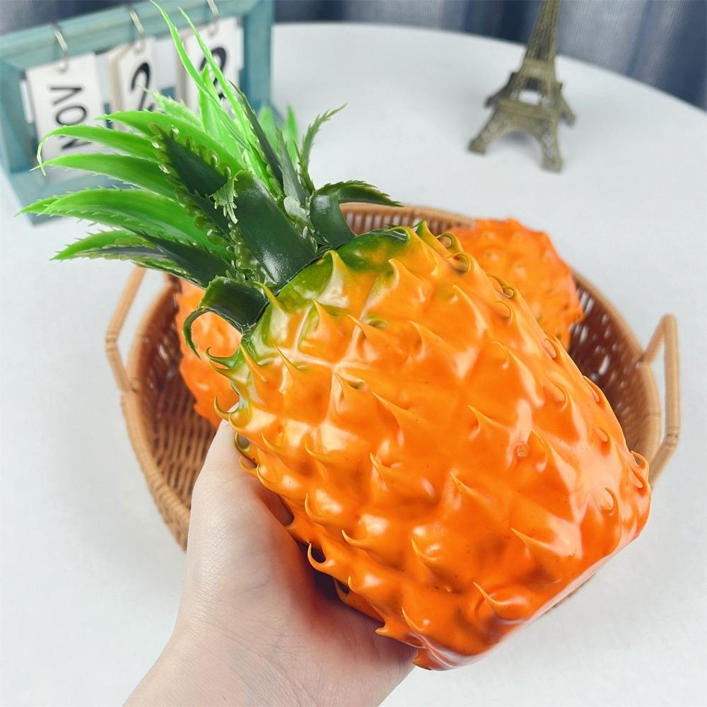 Tropical Fruits Simulation Pineapple Model Realistic Fake Fruit Props Photography Props