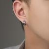 Men's Trendy Stud Earrings and Ear Hoops - European & American Hip Hop Style Ear Jewelry