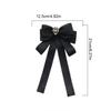 Sparkling Rhinestones Black Ribbon Pin Beads Multi-layer Funerals Memorial Pin Pin Pearl Ribbon Badge Brooch Men