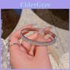 Geometric Zirconia Silver Bracelet For Women With Elegant Design For Office Wear