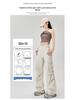 Women's Retro Multi-pocket Cargo Flare Pants - Cool, Loose Streetwear Pleated Style