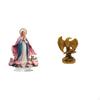 Nativity Scene Sculpture Acrylic Table Ornament Standing Figurine Resin Statue Decor Animal