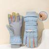Skiing Gloves Windproof Riding Mittens Fashion Full Finger Mittens  Female/Girls