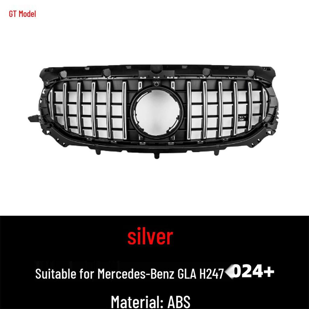 GT Vertical Bar Grille Replacement for 2020-2024 Mercedes-Benz GLA H247 Overseas Version
