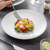 Creative High Foot Ceramic Plate Restaurant Salad Plate Dessert Dish Steak Plate Sushi Dish Molecular Cuisine Featured Tableware