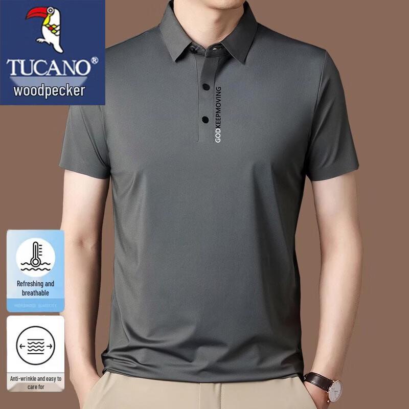 TUCANO Men s Business Casual Short Sleeve Polo Shirt 3XL