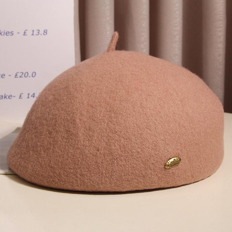 Female Big Head Circumference Showing Small Fashionable Korean Version High Quality Fashionable Versatile Painter Hat