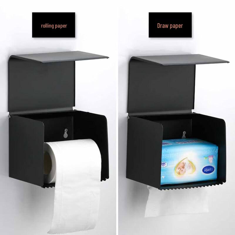 BHD Stainless Steel Wall-Mounted Waterproof Tissue Box
