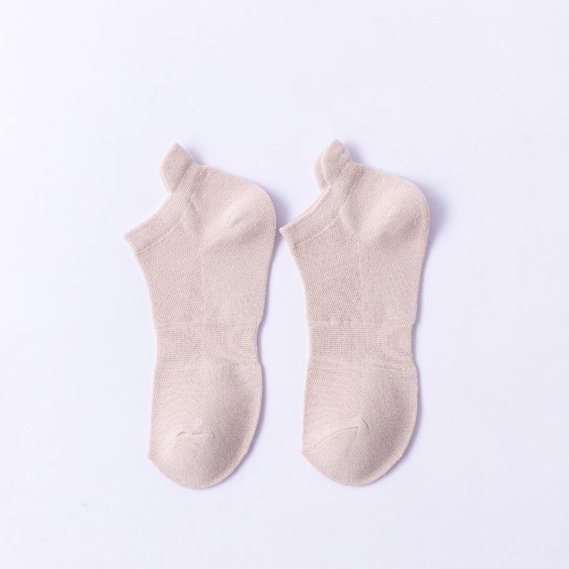 High Quality Anti-Pilling Anti-Slipping Solid Mesh Ankle Socks New Fashion Custom Logo Soft Breathable Cotton Snagging Knitted One Size