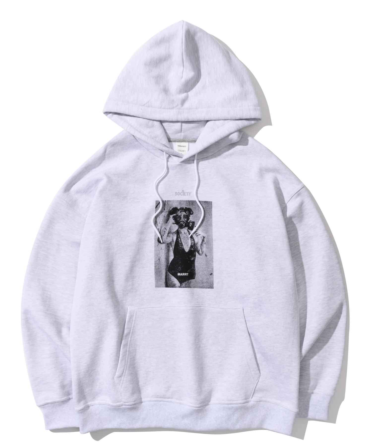 Mart Printing Hoodie (White Gray) 1