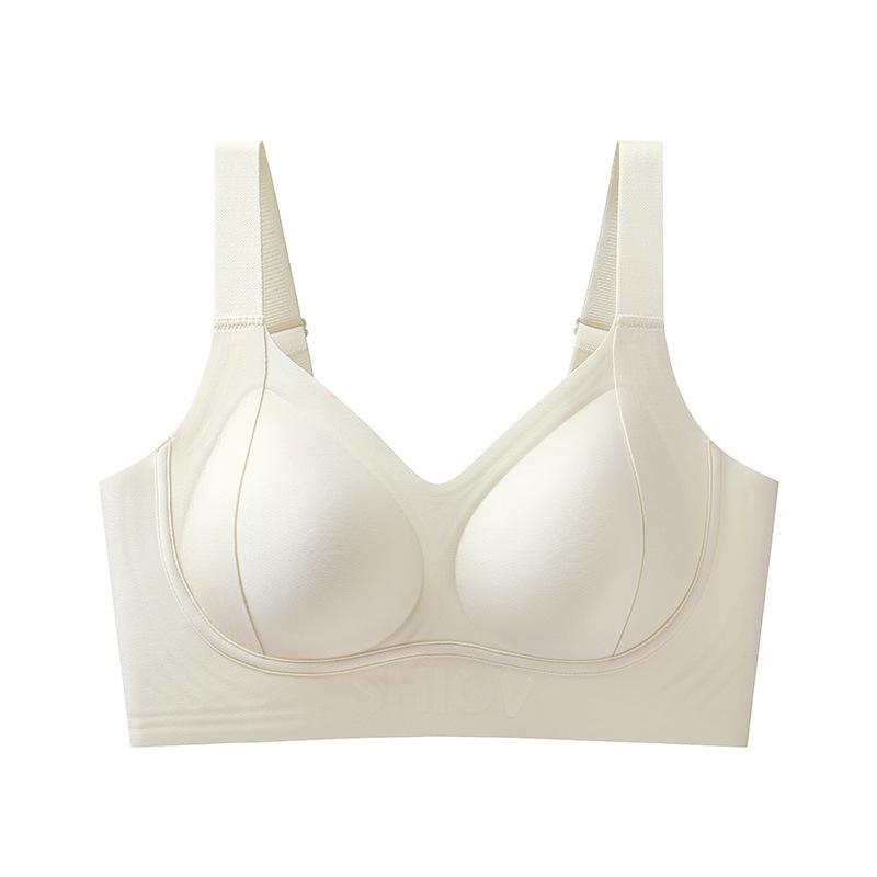 Bezešvá měkká podpůrná podprsenka proti povisání s želé zády pro ženy - Plus size