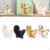 Carved Resin Sculpture Lovers Figurines Abstract Statue Collection Desktop Cabinet Housewarming