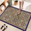 Colorful Brick Carpet Foot Mat Entryway Non-Slip Door Mat Diatomaceous Earth Water Absorbent Quick-Dry Floor Mat