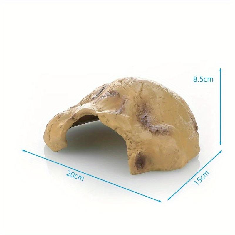 1PC Reptile Hiding Hole Climbing Sunbathing Platform Turtle Hiding Hole Resin Decoration and Scenery Fish Tank Aquarium Landscape