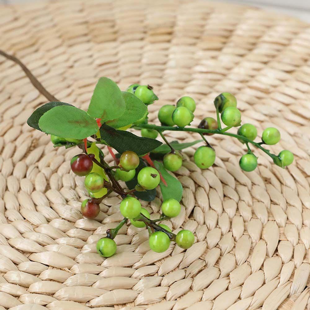 

Орнамент для дома Имитация фруктов Искусственная ягода Рождественское украшение Рождественский декор Товары для вечеринок зелёный