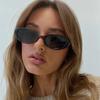 Vintage Small Oval Sunglasses Women Men Rivets Shades Fashion Luxury Sun Glasses Uv400 Retro Brand Female Sunglasses Oculus