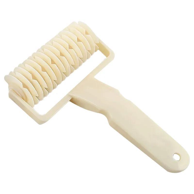 

Решетчатый ролик-резак для пирогов, пиццы и песочного теста – Легкий в использовании кондитерский и кулинарный инструмент для дома 5 бежевый