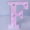 Pink LED Letter Light for Celebrations and Proposals