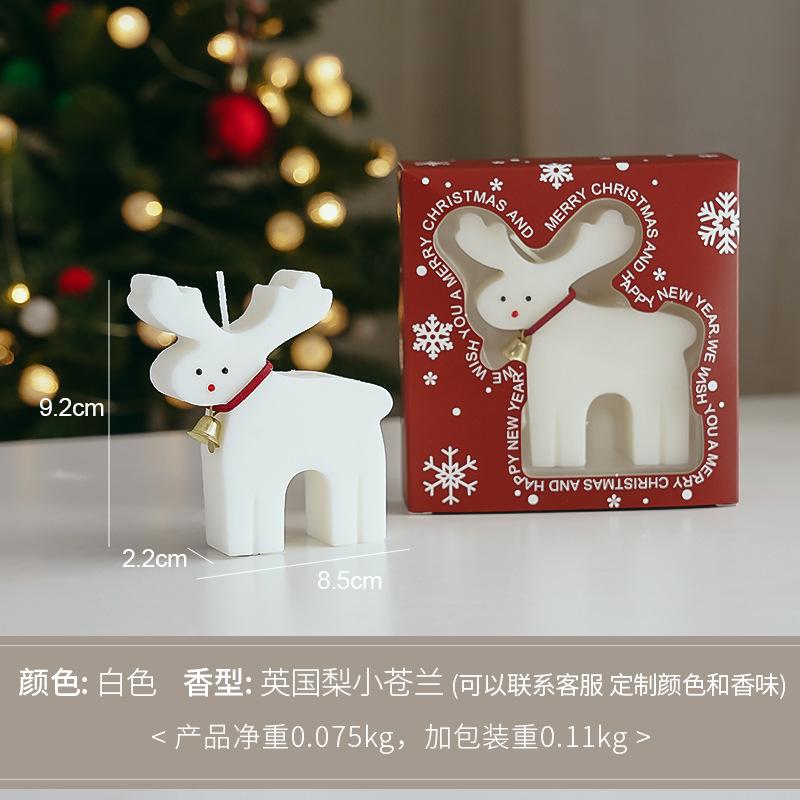 Christmas Scented Candle Simulation Elk Shape Gift Indoor Fragrance