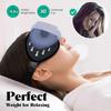 Weighted Sleeping Eye Mask, Blackout 3D Contour Sleeping Eye Mask with Adjustable Straps, Unisex, Memory Foam, Gentle Pressure Relief Comfort Ey