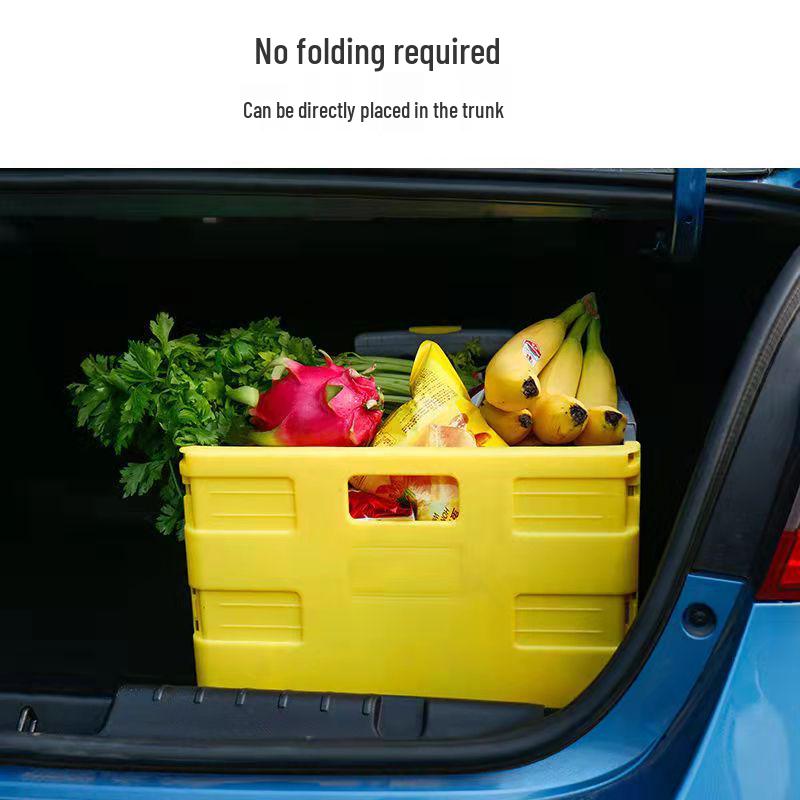 Compact Two-Wheeled Folding Trolley Cart with Portable Pull Rod