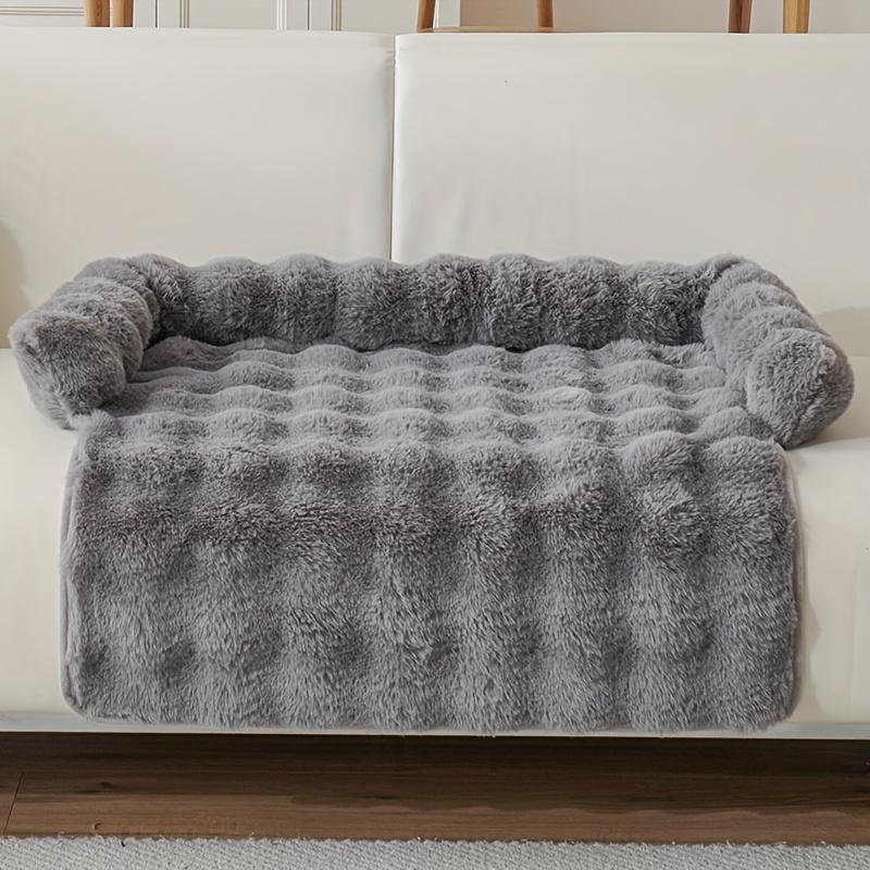 Winter Comfort Dogs Bed Imitation Rabbit Hair Pets Mat Warm Thickened Puppy Kitten Sofa Mat Anti Slip Soft Cat Nest Pet Supplies