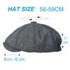 Peaky Blinders Hut Herren Schiebermützen Vintage Fischgrät Achteckige Kappe Damen Baskenmützen Gatsby Schiebermütze Britische Malermützen Weich