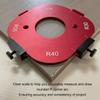 Accurate Measure Router Template Clear Scale Positioning Jig Corner Radius Template  DIY