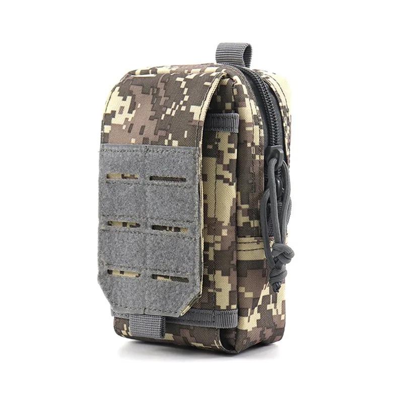 1000D Molle Pouch Waist Bag Outdoor Men EDC Tool Bag Vest Pack Purse Mobile Phone Case Hunting Compact Bag New