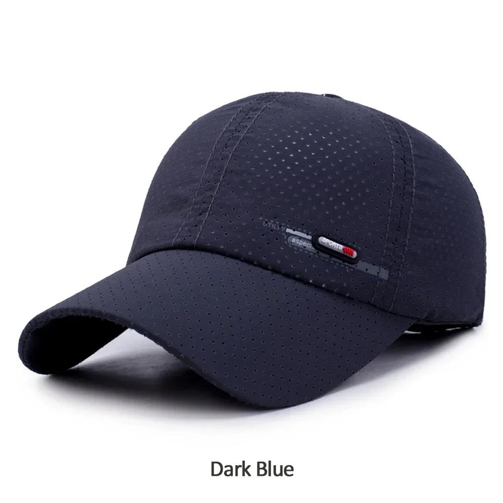 Luxury Brand Sports Running Sweat Baseball Cap Male Fashion Canada Golf Caps Quick Dry For Men Women Solid Snapback Bone Hats