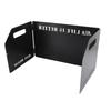 Windproof Wind Blocker Storage Bag Included Tri-Fold Gas Cover Camping Stove Windscreen  Hiking