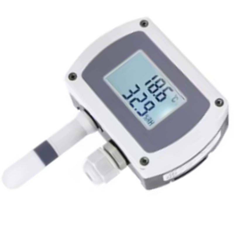 A25F-RS485 Modbus Temperature And Humidity Transmitter Sensor Wall-Mounted With Display Track Installation