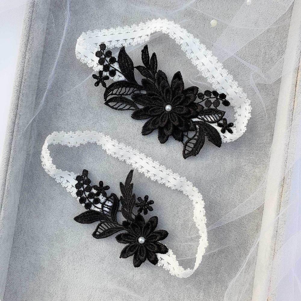 Polyester Bridal Garter Belt Embroidery Floral Bridal Thigh Ring Fashion Wedding Garter Bridal