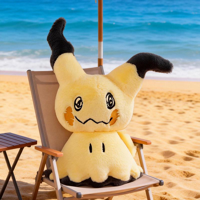 Rabbit Fur Mimikyu Pokémon Plush Dolls: Cute Cartoon Figurines