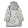 45R 8102023 White Nylon Quilted 908 Yachting Coat Coat 1 IvoryUsed