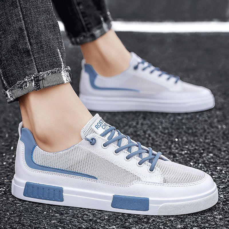 Breathable Mesh Sneakers Summner Men Comfort Flat Shoes Males Lightweight Loafers Non-slip Mens Tennis Shoes