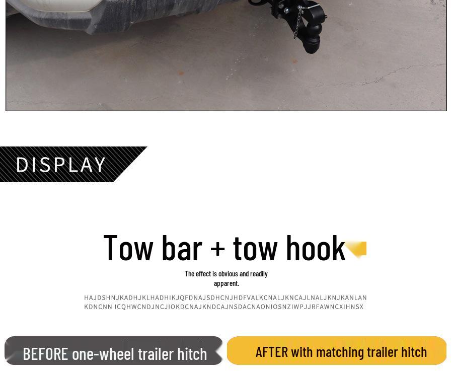 Enhanced Tow Bar for Nissan X-Trail, Qashqai, Murano, Terra, and New Paladin