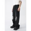 Herren Frühjahr Neues Produkt Broken Denim American Retro Loose Straight Leg Wide Leg Mop