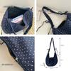 Spring New Polka Dot Crossbody Bag for Women Korean Style Casual Shoulder Handbag