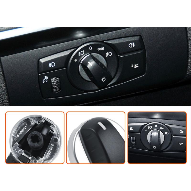 For BMW 5 Series X5 X6 Z4 Headlight Switch Knob E70 E71 Front Lighting Control Rotary Button 2007-2013 61319134725