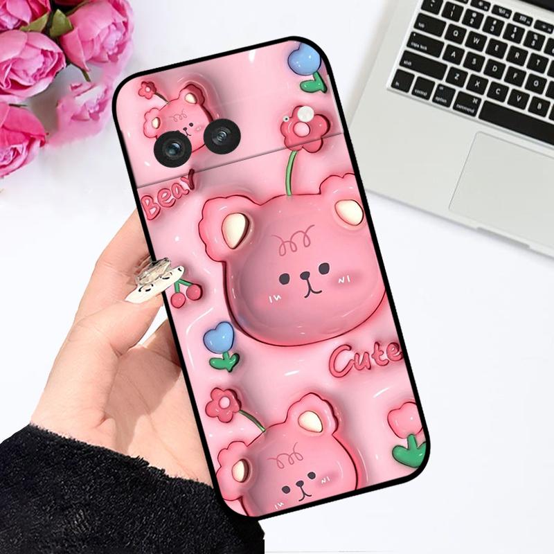 For Google Pixel 7 Pro Case PIXEL 7A 6 6A Fashion TPU Silicone Phone Cover For GOOGLE Pixel 8 Pro 8A 5G Shockproof Bumper Cases