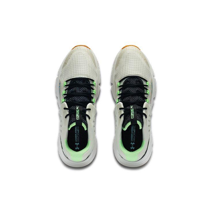 Under Armour Forge Series Rc Edp Fabric Synthetic Leather Sports Comfort Low Top Lifestyle Shoes Unisex Sneakers Pinnacle-White 3023644-101