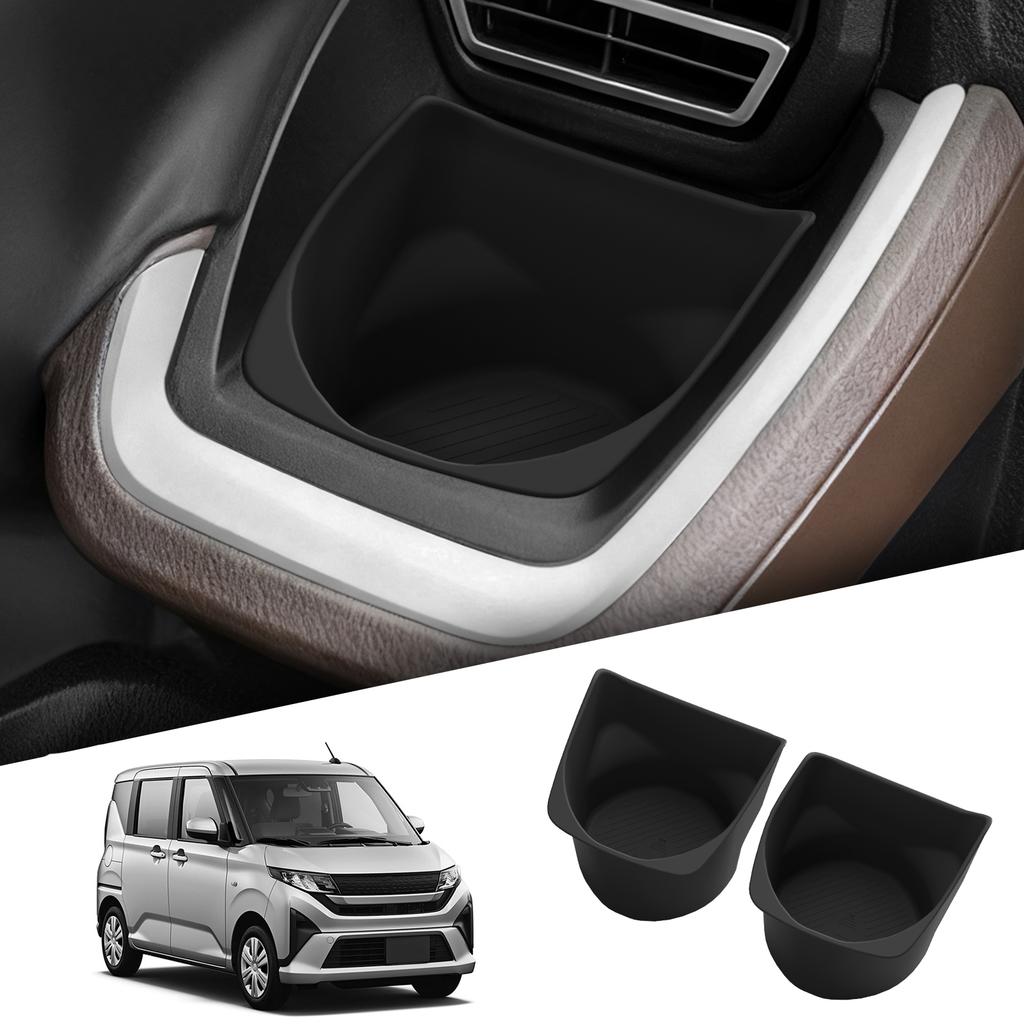 SMABEE for DAIHATSU MOVE LA850S LA860S 2025 Car Dashboard Cup Holder Cover Shock-Absorbing Tray Tidying Accessories Silicone