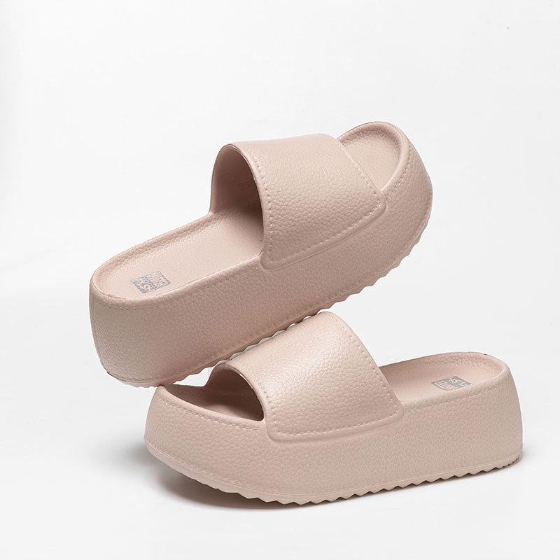 2024 Women's Thick-Soled Height-Boosting Slippers - Summer Outdoor Casual Versatile Beach Comfort Slippers