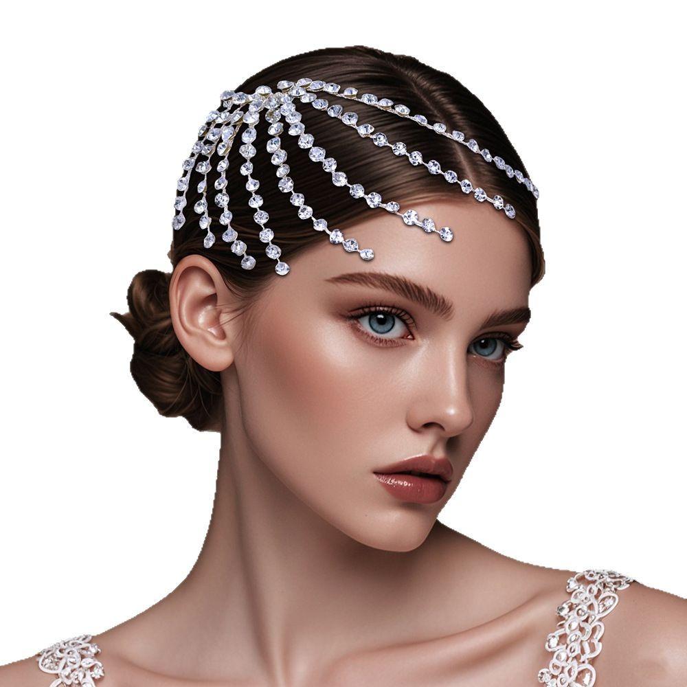 Elegant Wedding Headband Handmade Wedding Hair Accessories Bride Crown Tiaras Wedding Ceremony